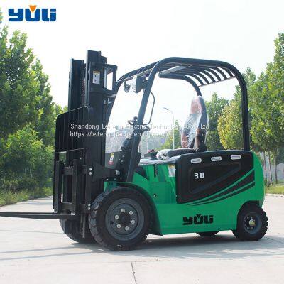 Factory wholesale 1.0 ton 1.5 ton electric forklift for sale good quality and low price longtime using