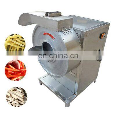 2021High Efficiency Industrial Potato/Carrot Cassava Strip Chips Machine Strip Cutting Machine KFC Potato Chips Cutter