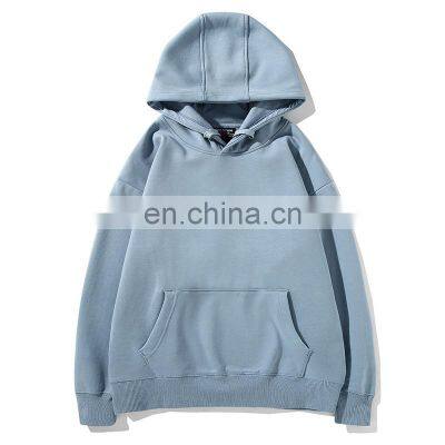 Customized 100% cotton fox velvet jacket men's pullover hoodie