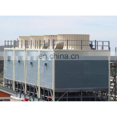 Large Counter Flow and Cross Flow GRP Cooling Tower Square Fiberglass Cooling Tower for Sale 50 ton 100 ton 200 ton 500 ton