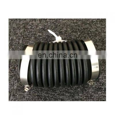 silicone rubber crugated bellows hose,with clamp