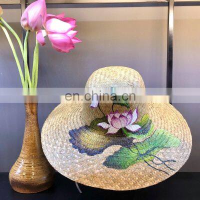 Wholesale Summer Sun Beach Seagrass Straw Hat/ Custom Design Straw Hat Seagrass Hat for Women photo-2