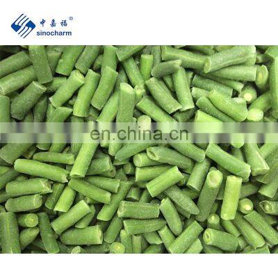 Sinocharm BRC A Approved 3-5cm IQF Frozen Green Bean Cut