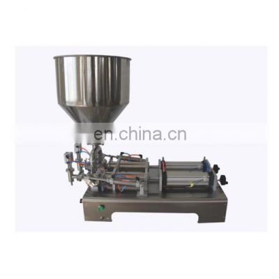 High quality pneumatic horizontal honey / paste filling machine