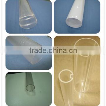 Transparent Irregular Non-circular PC Extruded Plastic Tube