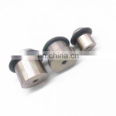 Cylindrical Floor Mount Mini Door Stopper With Ring Rubber Bumper Heavy Duty Doorstop photo-4