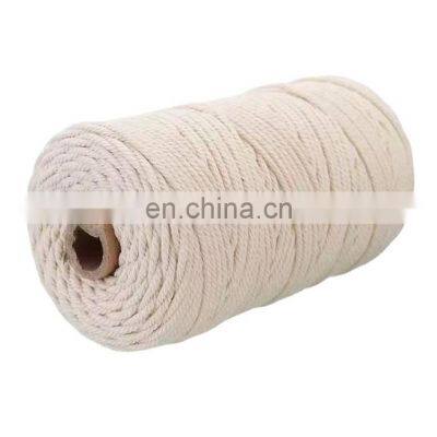 Top sale guaranteed quality macrame cord cotton ropes colorful