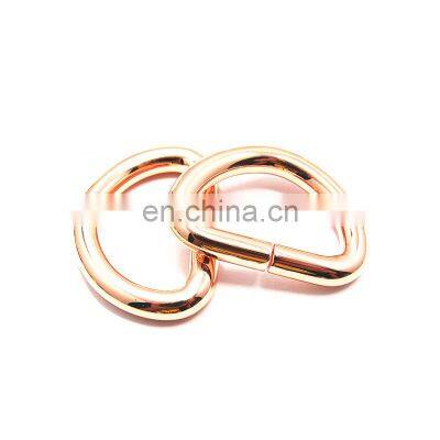 1 Inch Metal Rings Rose Gold D Ring Colored Metal D Ring