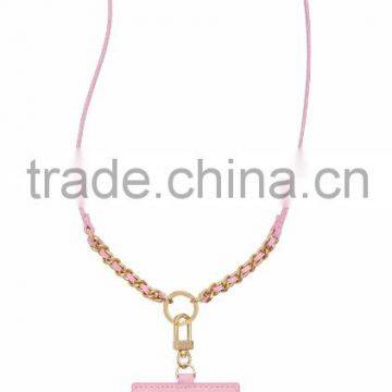 Pink Color GENUINE CALF LEATHER CHANGE BAG COIN PURSE Card Holder With STRAP and Zip photo-2