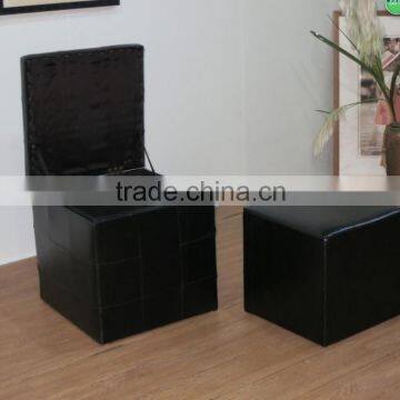 Leather Colorful Feet Stool Set With Stroage                        
                                                Quality Choice