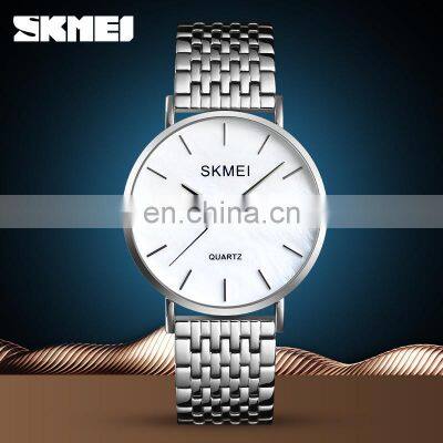 Modern Lady Watch Skmei 1365 Relojes de Mujer Japan Movt Quartz Watch Stainless Steel Back