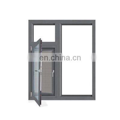 Aluminum Profile Round Horizontal Casement Window hurricane impact windows casement