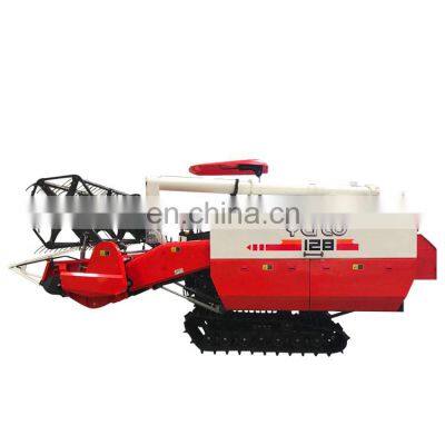 2.4m cutting wide paddy harvesters combine with grain tank