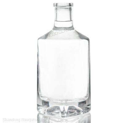 Vodka Bottle Wine Liquor Glass Bottle 500Ml Gin Bottles With Cork photo-2