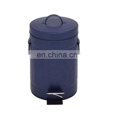 Stainless Pedal Bin Waste Garbage Steel Round Step Hospital Soft Close Kitchen With Lid Trash Can