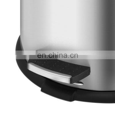 Metal Pedal Stainless Steel Garbage Trash Bin Waste Trash Can photo-4