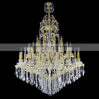 european style large project hotel villa hall classic maria theresa glass chandelier pendant light