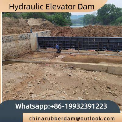 Hydraulic lifting dam, flat steel flap gate, water conservancy river landscape dam, retaining dam manufacturer