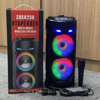 Professional Wireless BT DJ Box RGB Party Speaker TWS Function Audio Video Karaoke High Volume