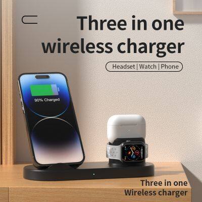 New Technology Product Cheap 3 In 1 Wireless Charger 20W Fast Charging Station For Iphone photo-3