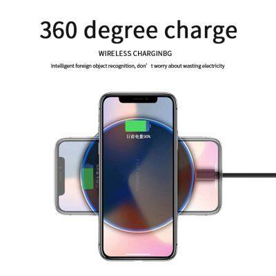 Wholesale Fast Wireless Charger Pad 15W Wireless Charger Compatible Wireless Charging Mobile Phone Portable Charger Universal photo-5