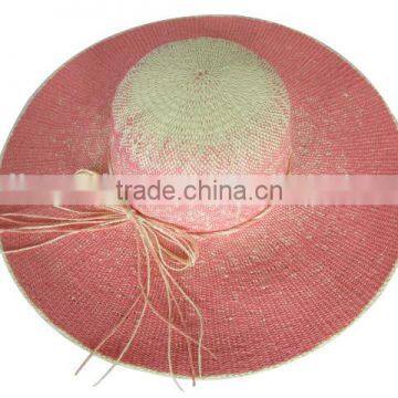 China Hot Sale Ladies Fashion Straw Wholesale Straw Floppy Hats photo-3