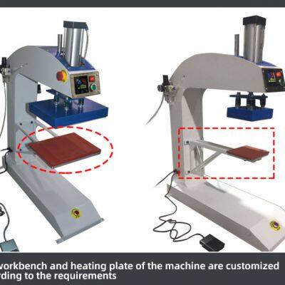 23X30cm Commercial Grade Professional Small Pneumatic Heat Press Machine for Lable/tshirt photo-5