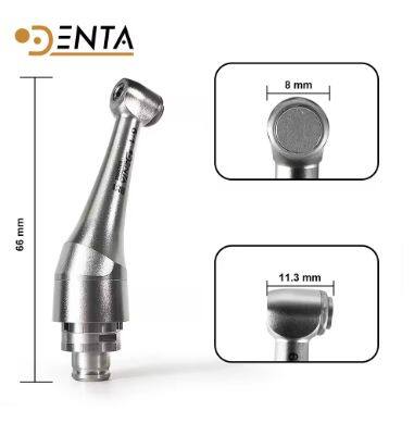 3 keys 6:1 Mini Contra Angle enlager head for root canal endo motor Handpiece 360° Rotating Push Button Fit for Woodpecker