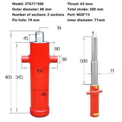 High-Extension Telescopic Hydraulic Cylinder for Maximum Reach photo-4