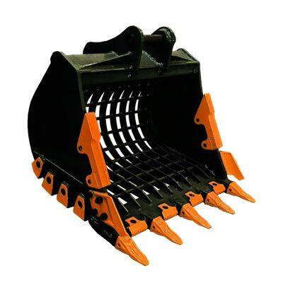 20 Ton Excavator Rock Sive Bucket Heady Duty Skeleton Buckets 1.0CBM