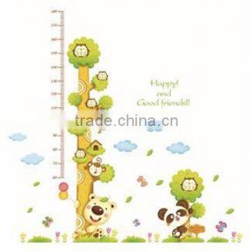 removable Children height sticker wall height sticker