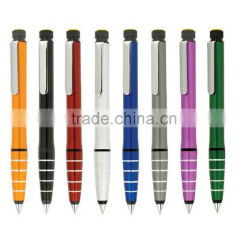 Ballpoint pen with ribber touch factory manufacture