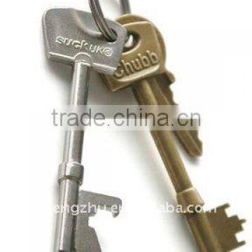 2012 new year gift cheap custom hot sale fashion promotional metal key chain beer bottle opener