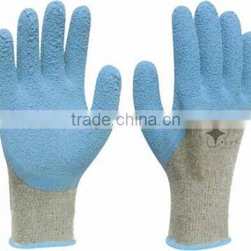 10 gauge foam latex palm coated work glove