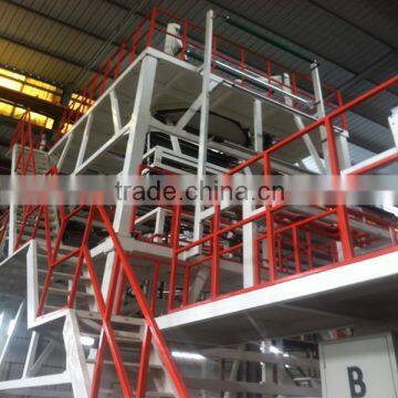 PE Film Making Machine / Film Blowing Machine / A+B+C Three-layer Co-extrusion Film Blowing Machine photo-3