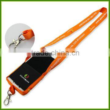 Custom Polyester Lanyard Printed Cell Phone Lanyard Exhibition Free Samples photo-2