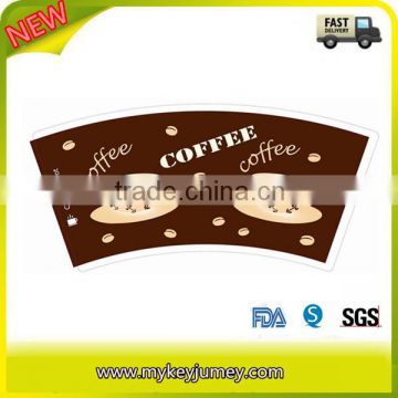 Two Sides of PE Coated Paper Cup Fan For Cup