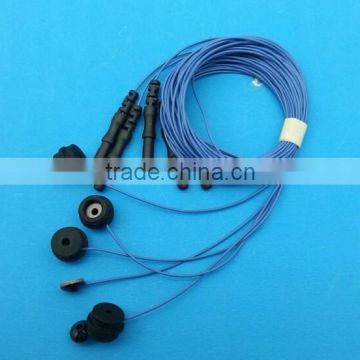 Best quality sintered Ag/AgCl eeg electrodes/eeg cable