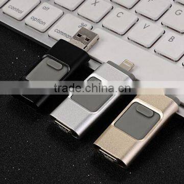 2016 new product phone 3 in 1 otg usb pendrive for iphone ,android phone                        
                                                Quality Choice