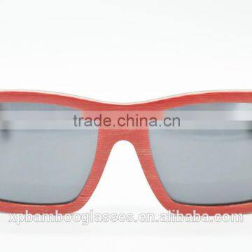 2015 New Fashion Handmade Custom China Polarized Skateboard Wooden Sunglasses(SS1010) photo-2