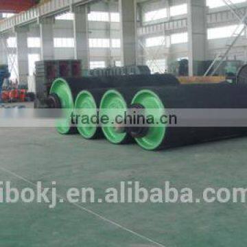 direct supply rubber drive roller pulley, heavy duty belt conveyor drum pulley