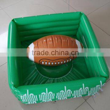 Pvc Inflatable Rugby Beer Cooler /inflatable Rugby Ice Cooler
