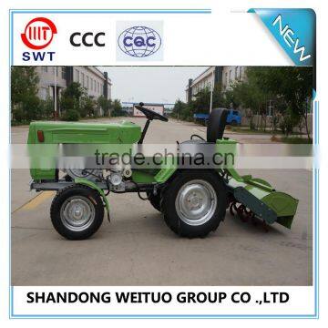 mini farm tractor with corn seeder