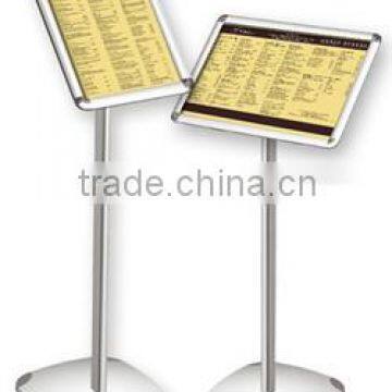 customer stopper luxury foldable free standing indicative menu board