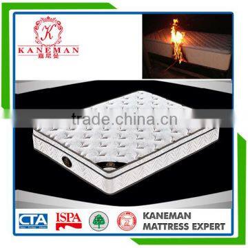 Fire retardant customized size continuous spring mattress