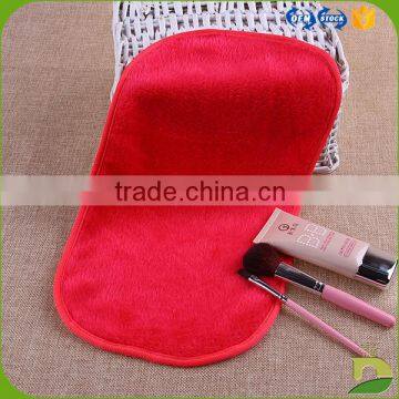 red makeup towel cloth