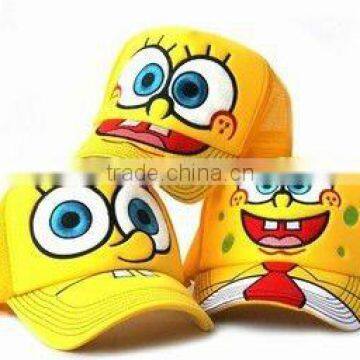 children' s sports cap with print and embroidery