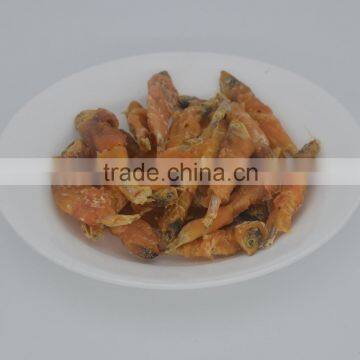 High protein chicken wrapped fish pet treats for dog snack