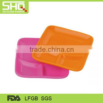 Food grade silicone baby dish