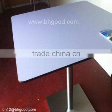 straight edge glossy easy to clean high pressure laminate table